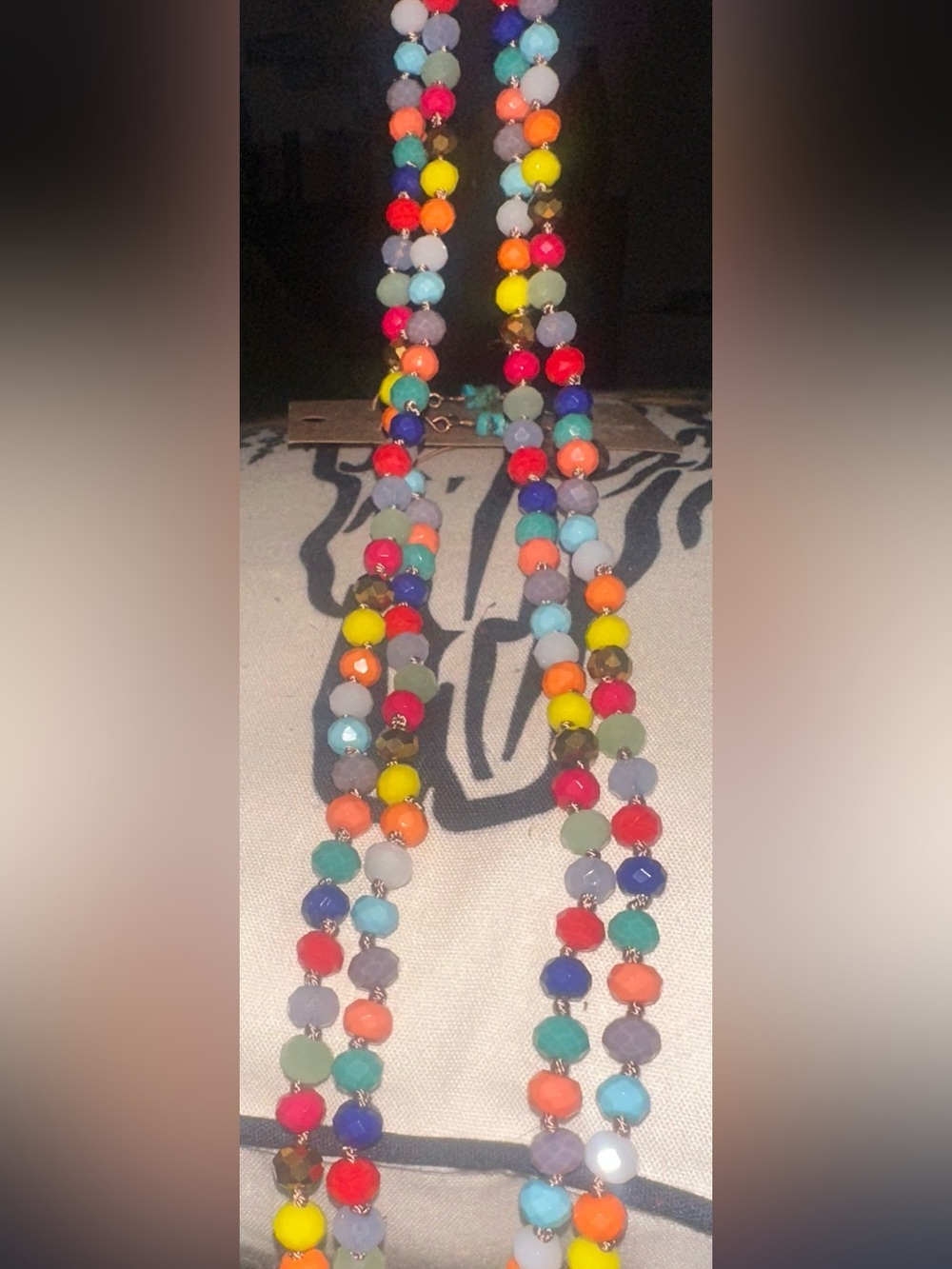 Plunder Design Levi Multicolored Faceted Beaded Necklace ✨🩷✨ - Picture 6 of 8